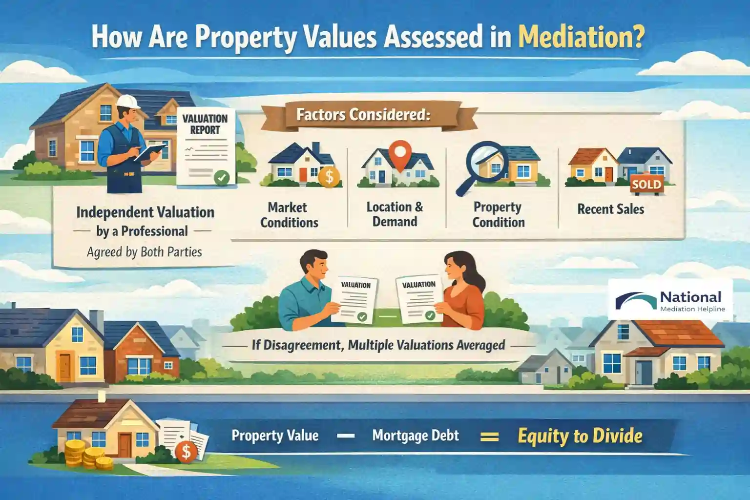 How Are Property Values Assessed in Mediation Chester?