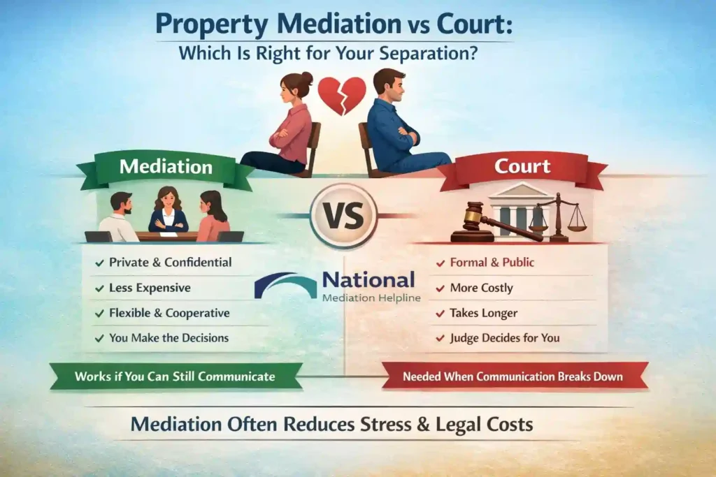 Property Mediation vs Court: Which Is Right for Your Separation Chester?