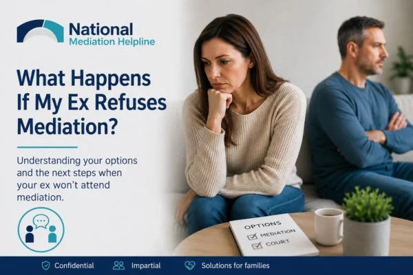 what if my ex refuses mediation Chester?
